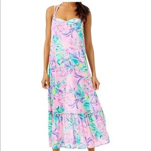 NWT Lilly Pulitzer Winni CoverUp Maxi Dress